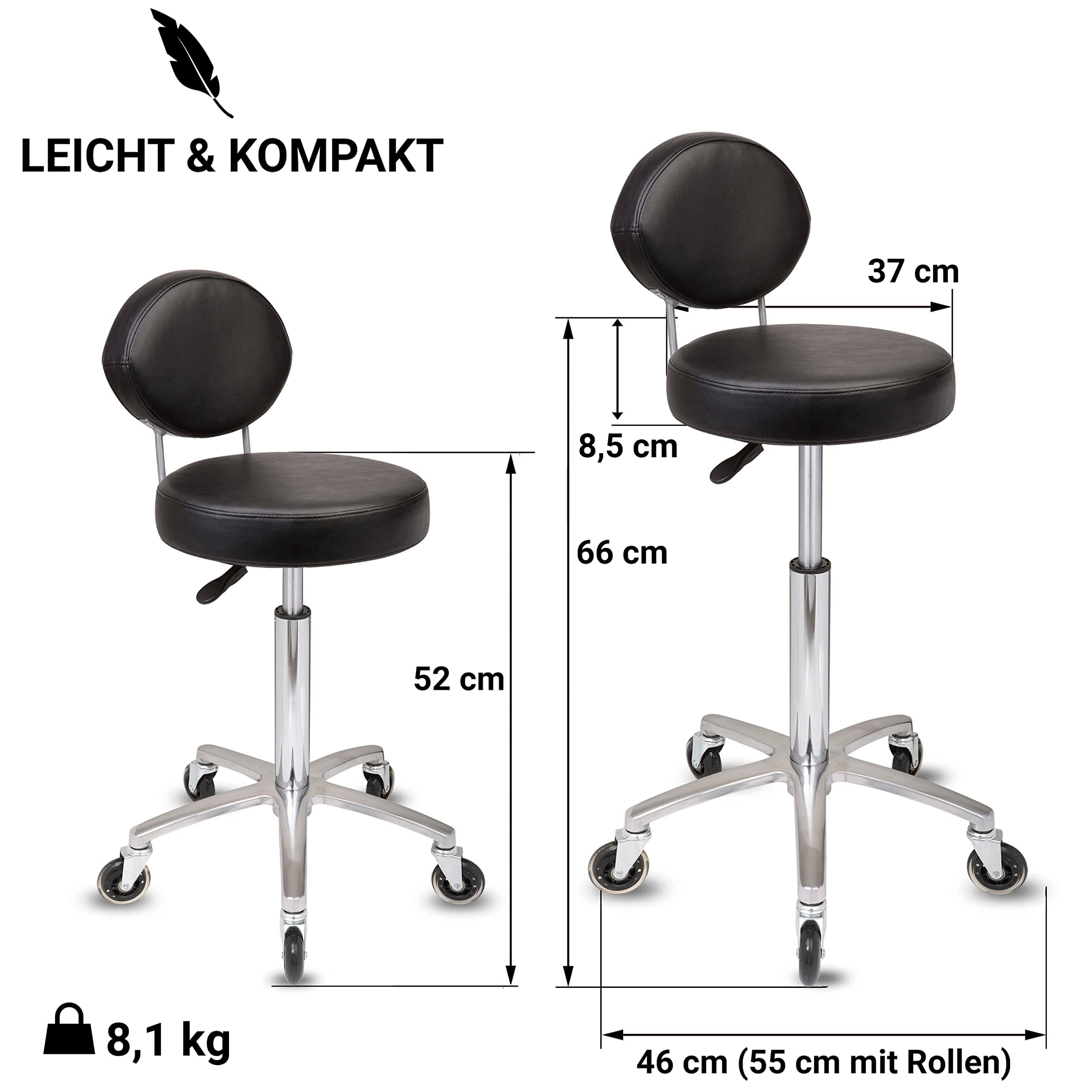 Bis 160 kg belastbar