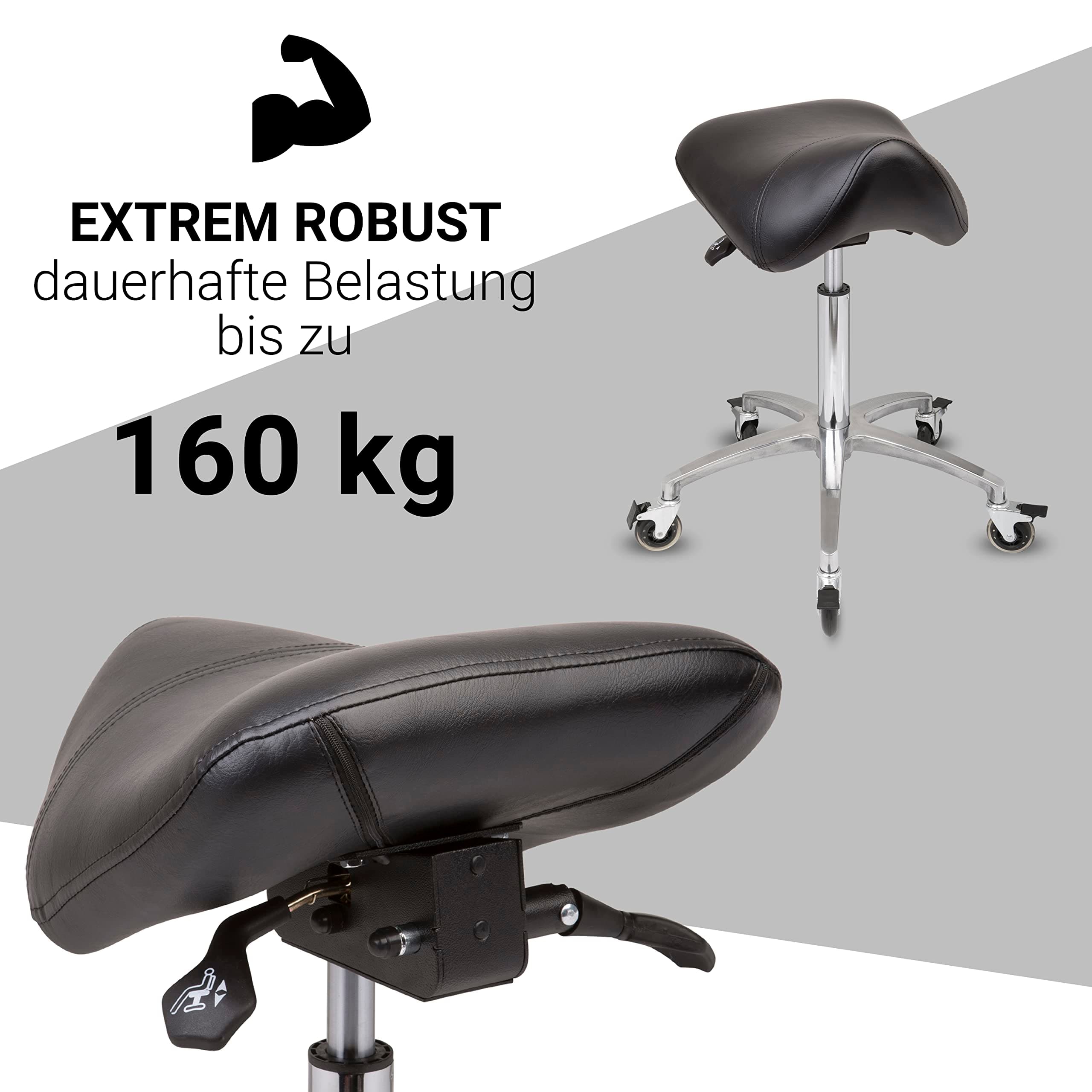 Höhenverstellbar & 360° drehbar