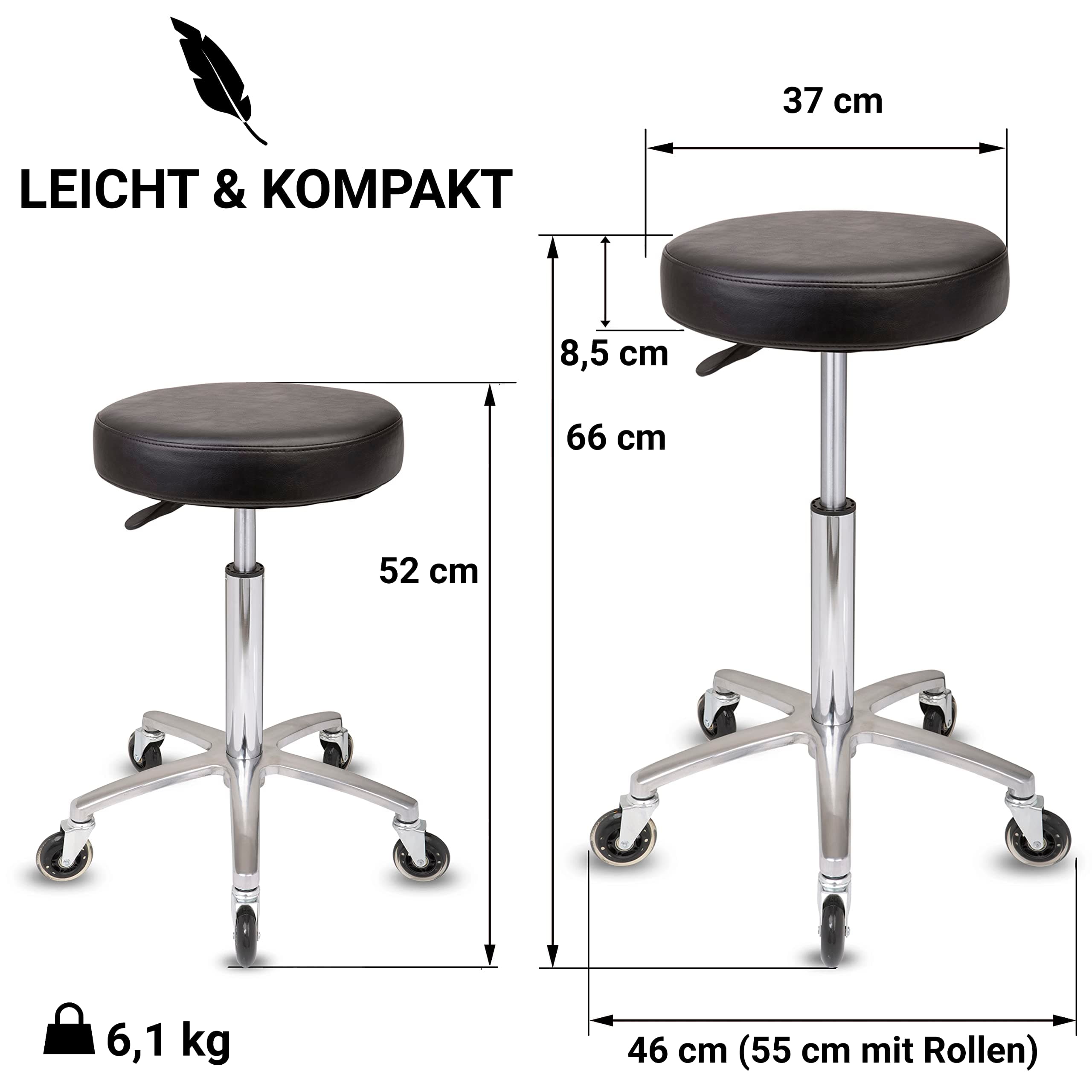 Bis 160 kg belastbar