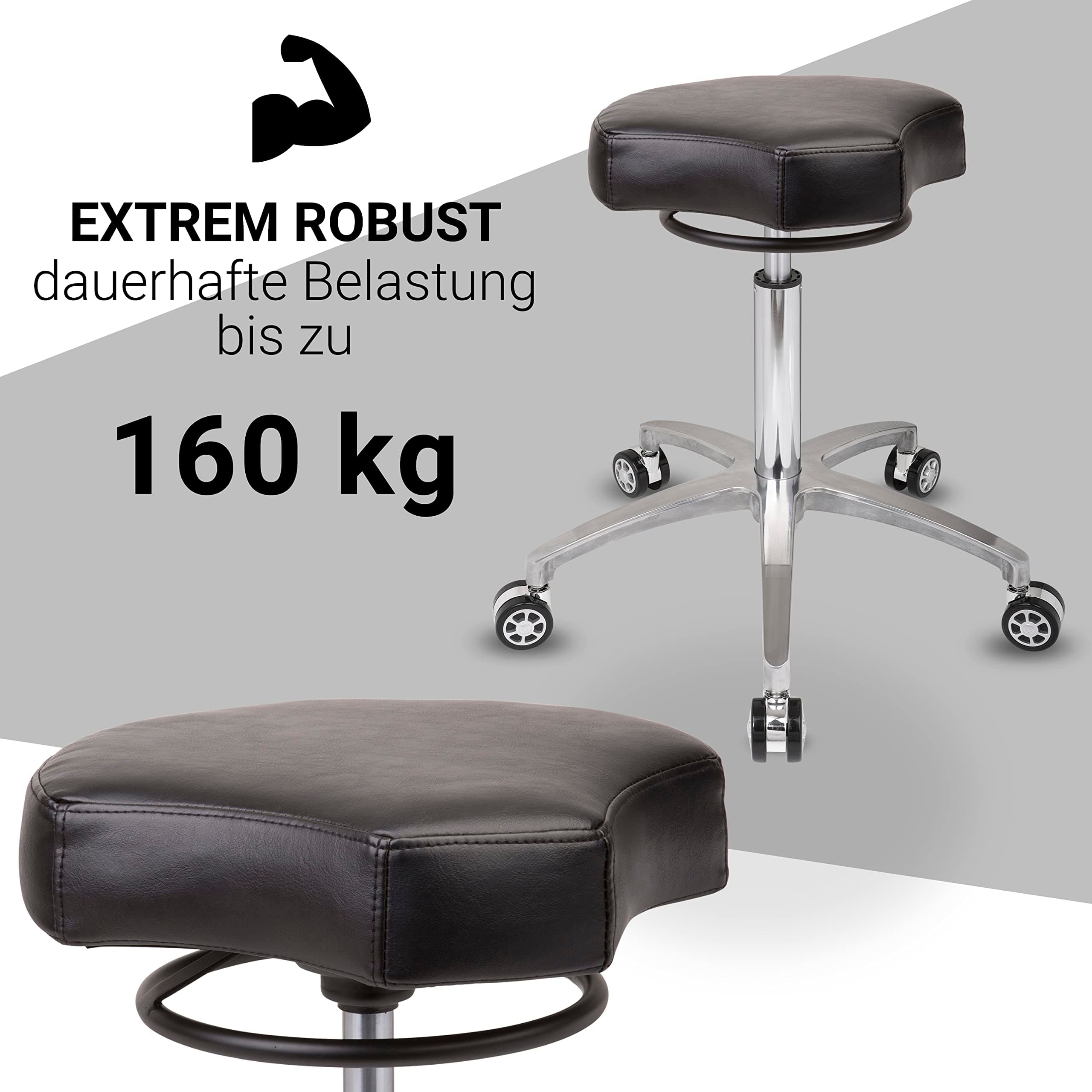 Höhenverstellbar & 360° drehbar