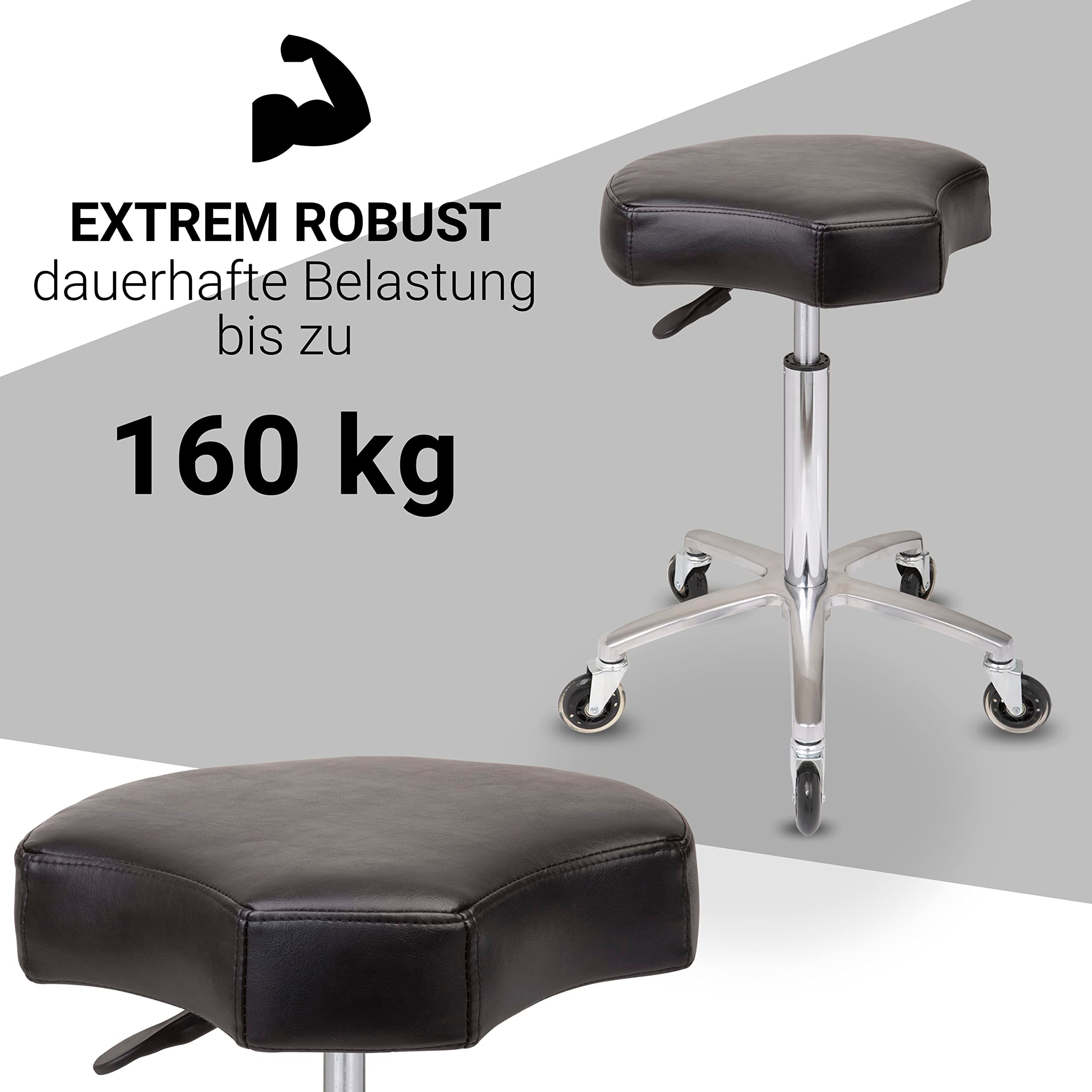 Höhenverstellbar & 360° drehbar