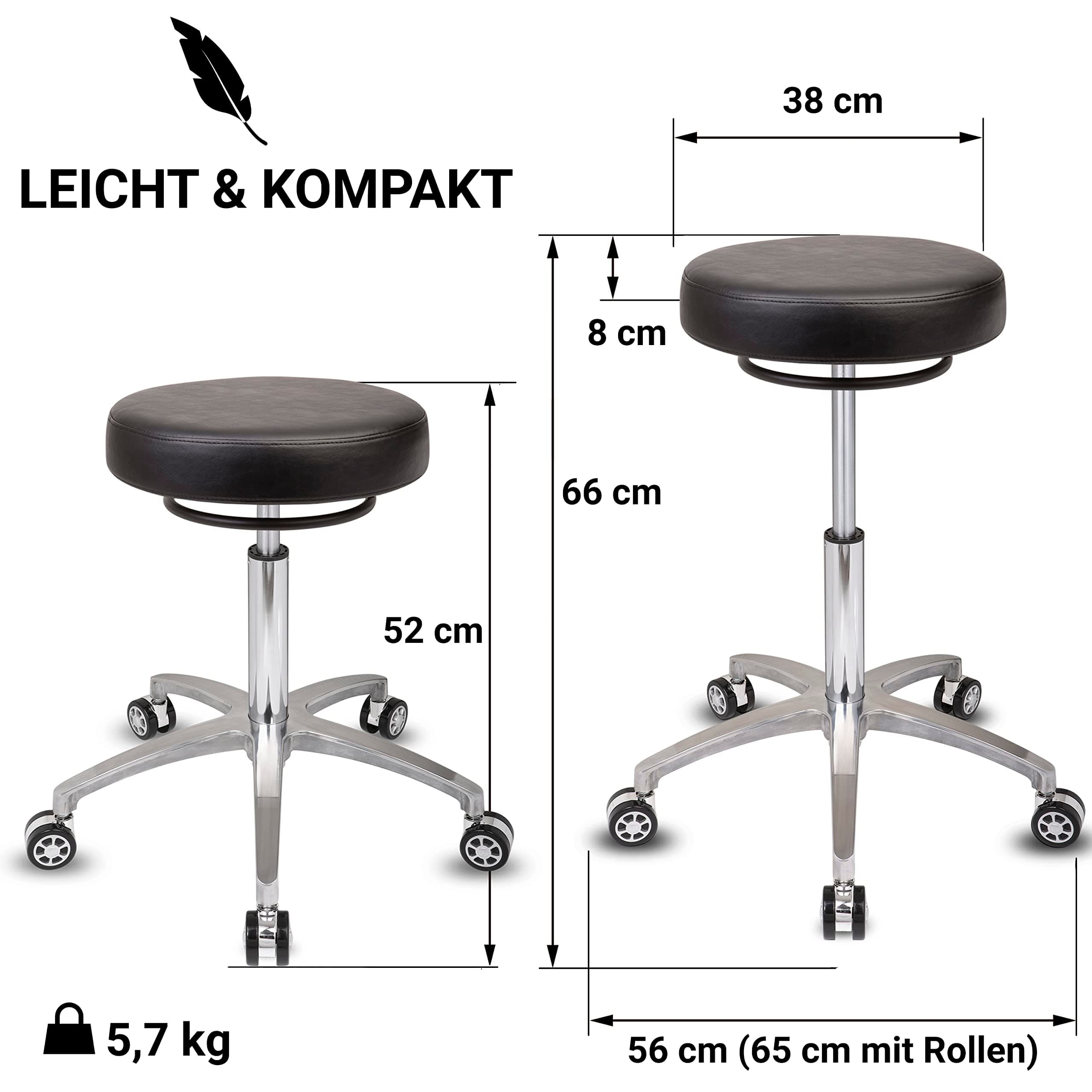 Bis 160 kg belastbar