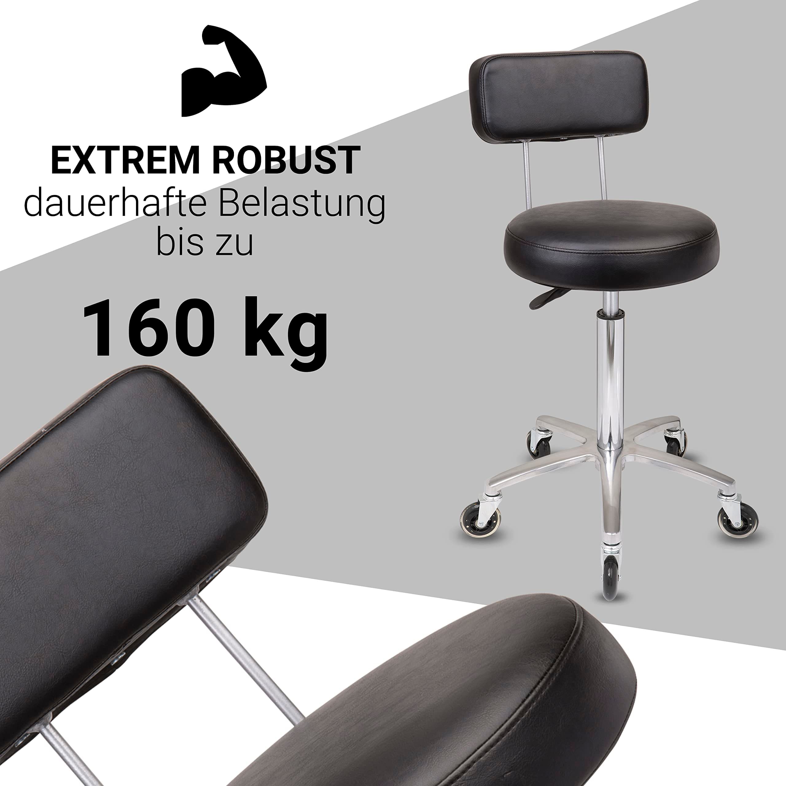 Höhenverstellbar & 360° drehbar