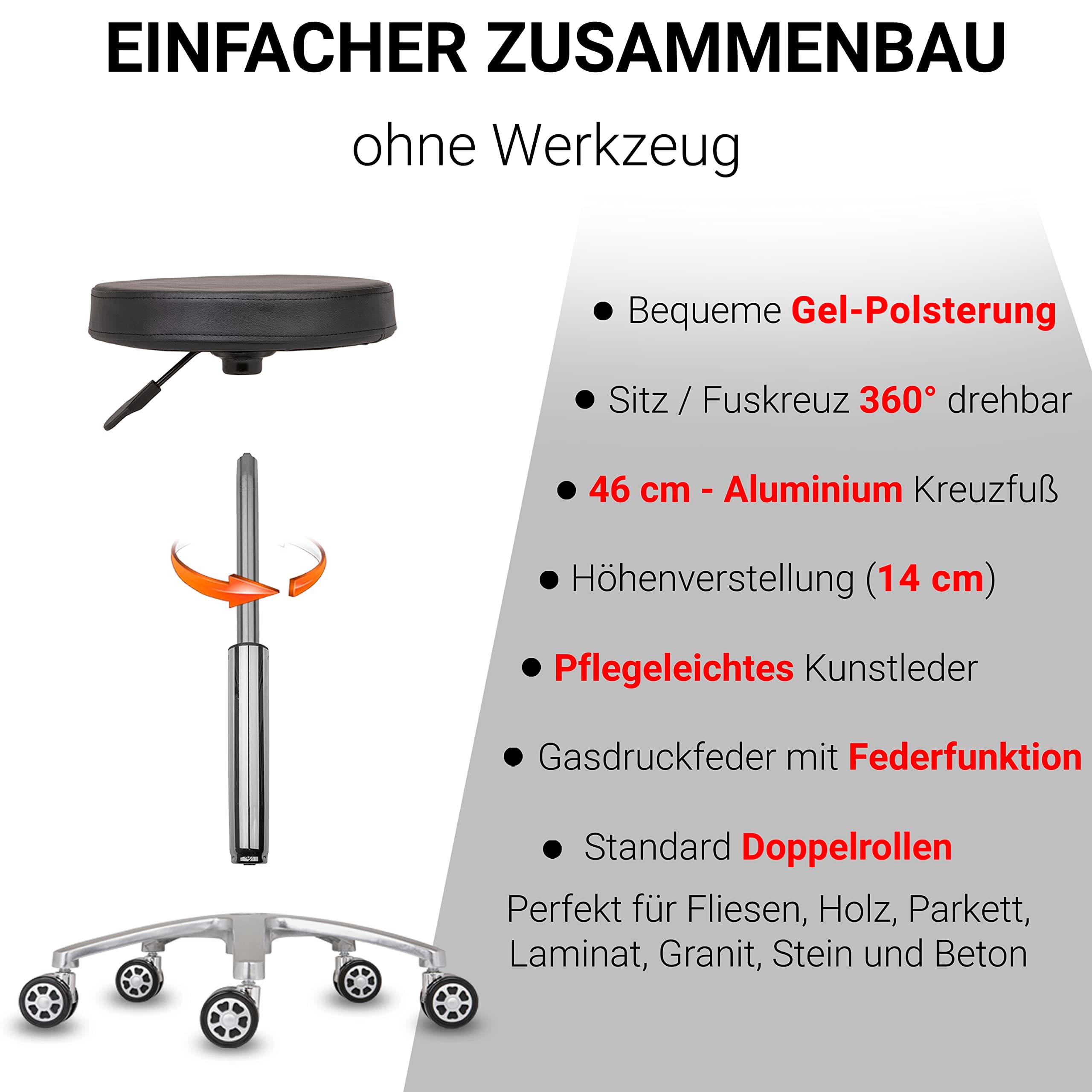 Leichtlaufrollen für jeden Boden