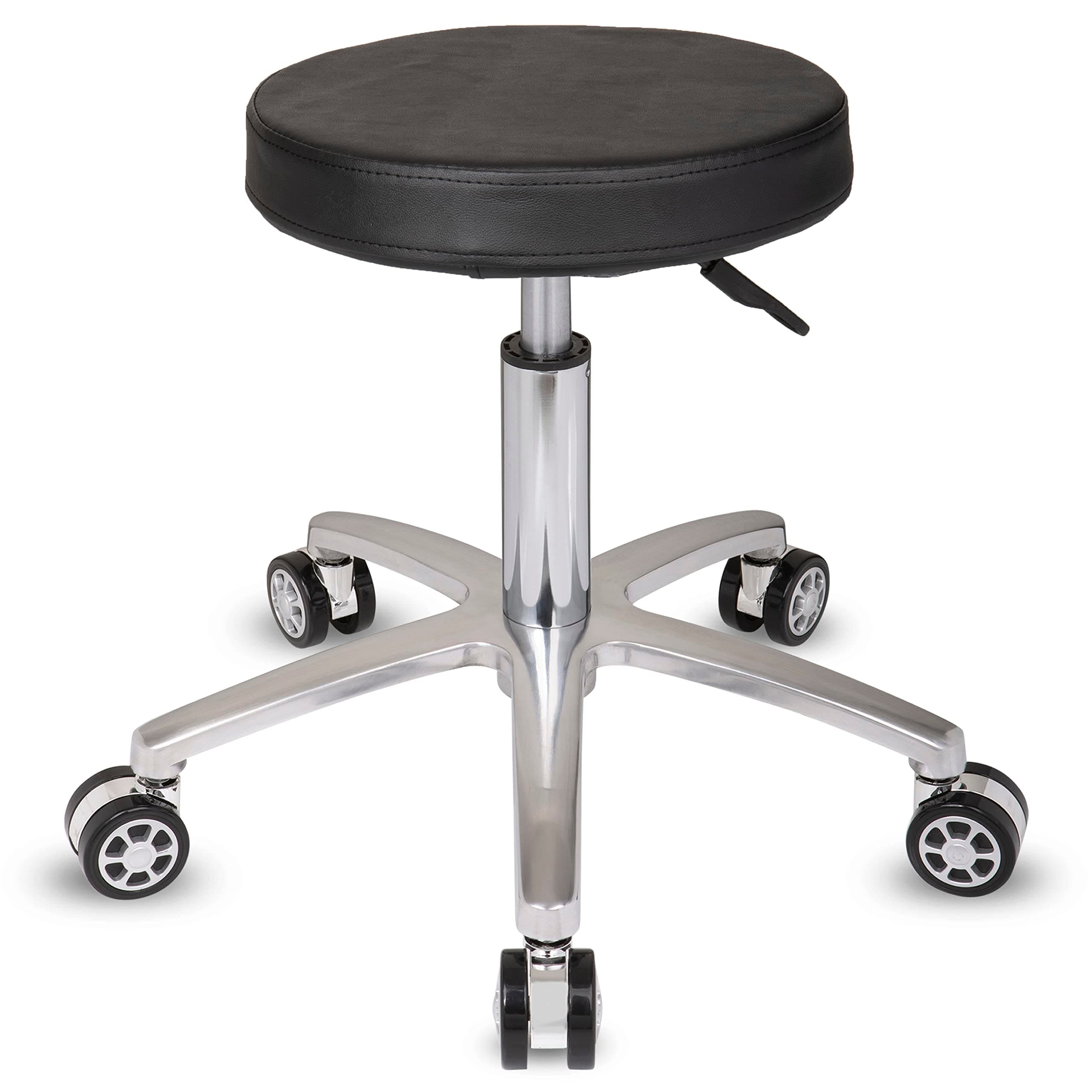 Rollhocker mit rundem Gel-Sitz