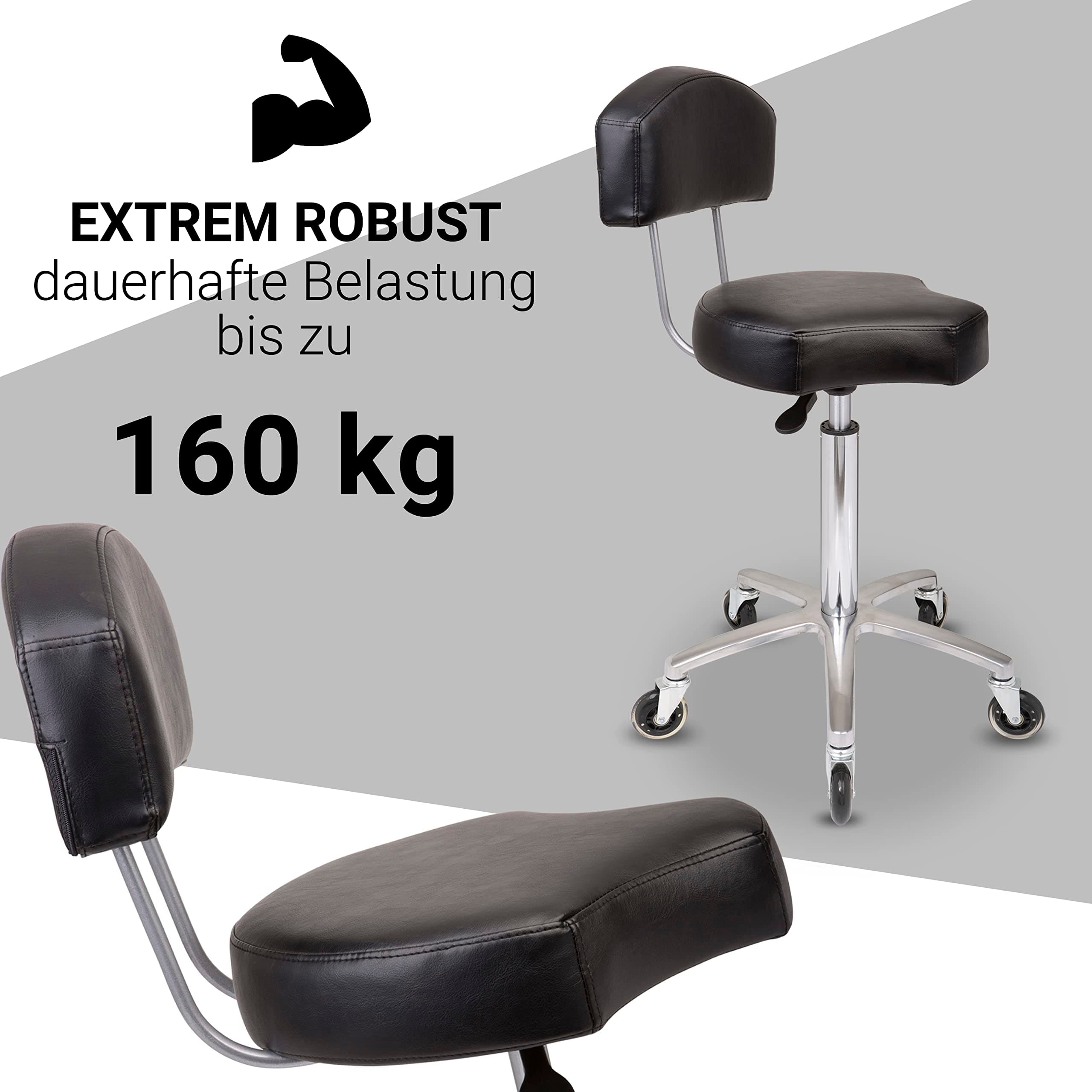 Höhenverstellbar & 360° drehbar