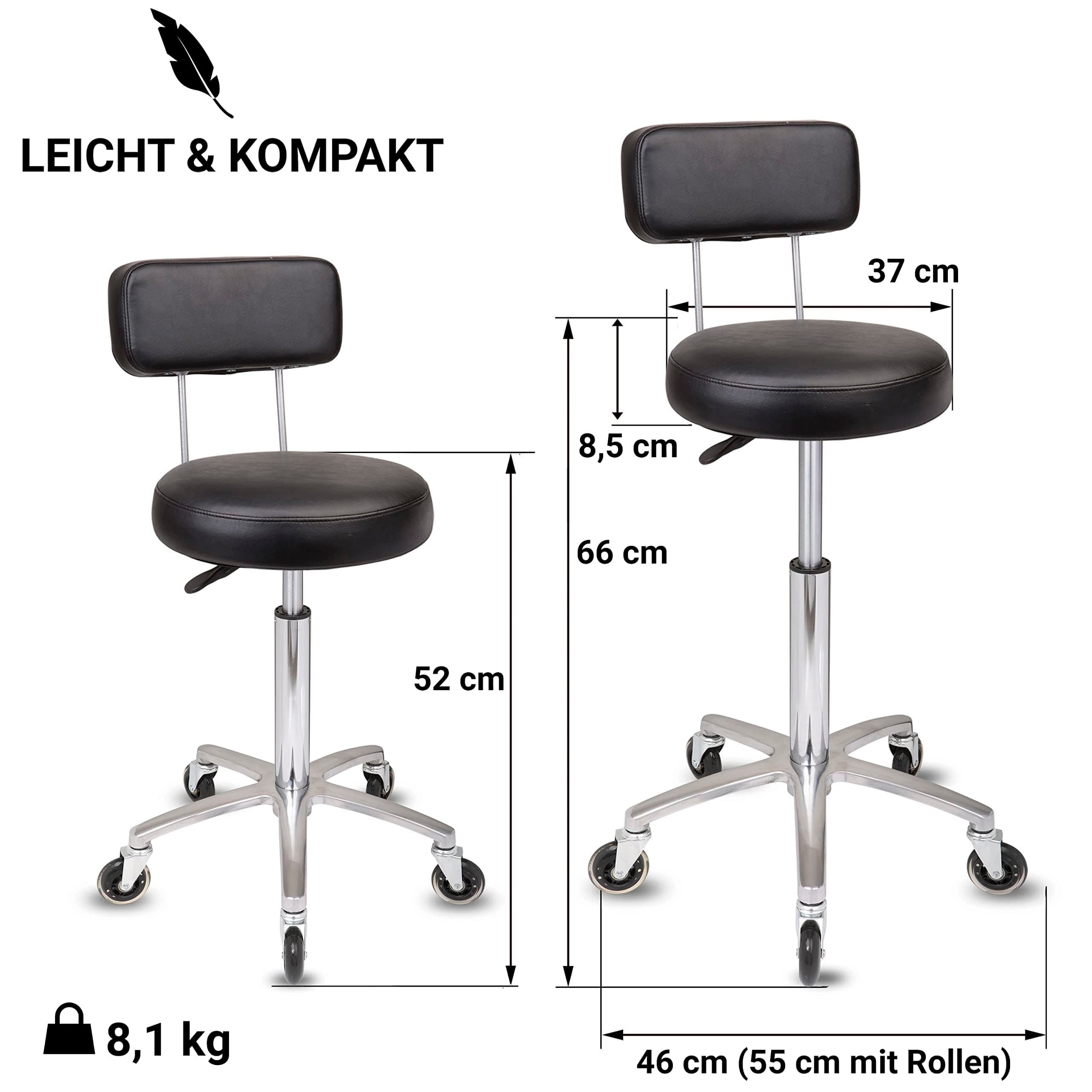 Bis 160 kg belastbar