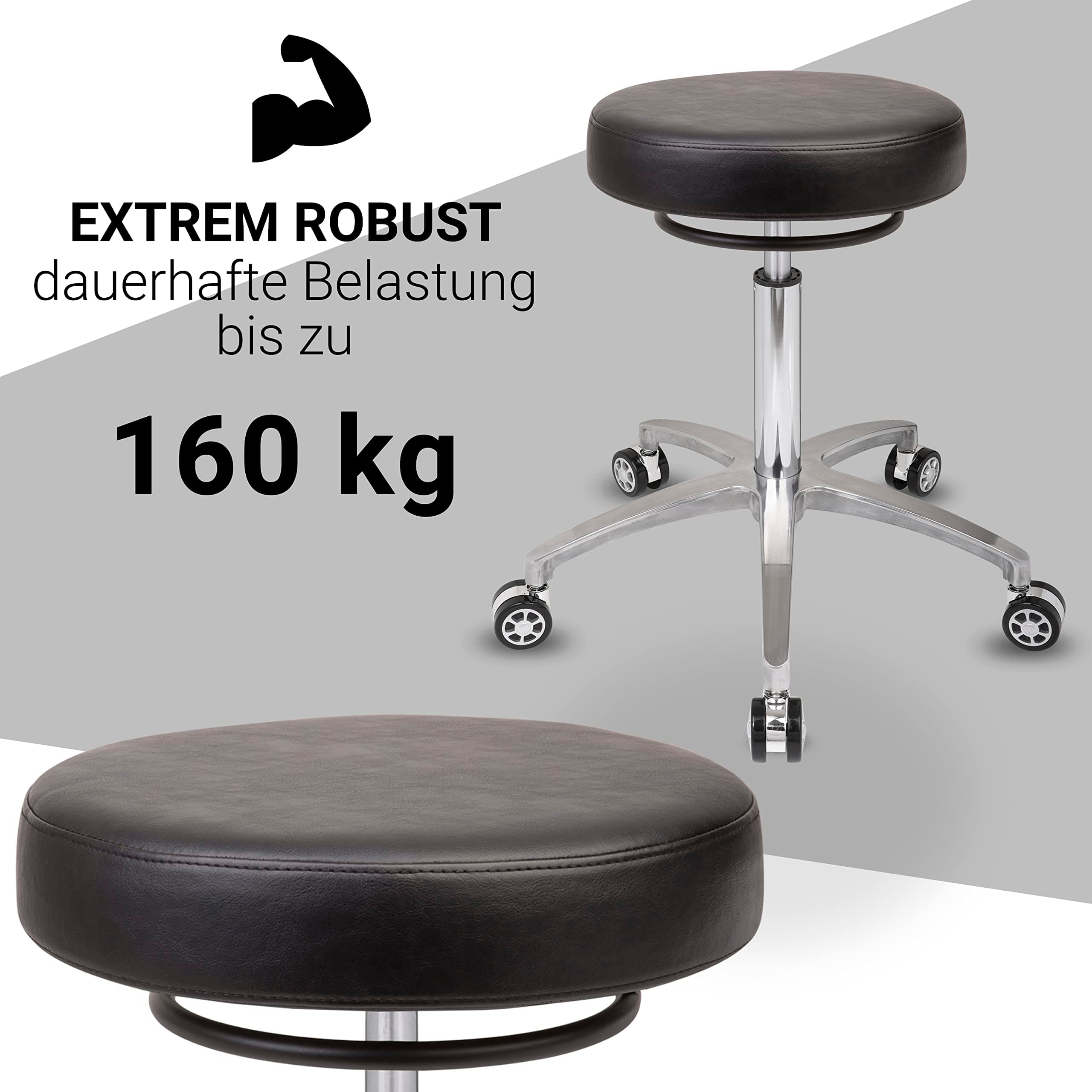 Höhenverstellbar & 360° drehbar