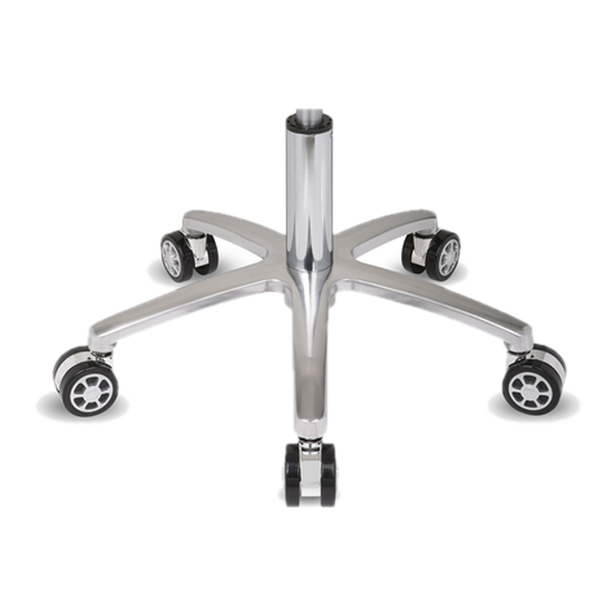 Fußkreuz aus Aluminium